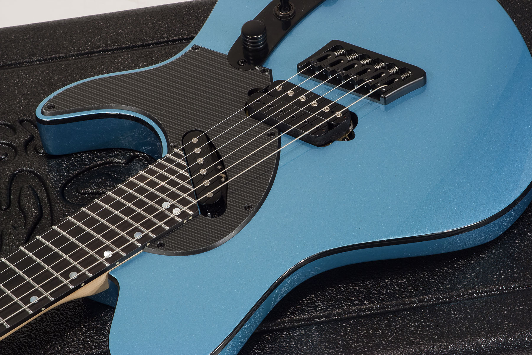 Ormsby Tx Gtr 6 Hs Ht Eb - Azure Blue - Guitare Électrique Multi-scale - Variation 2