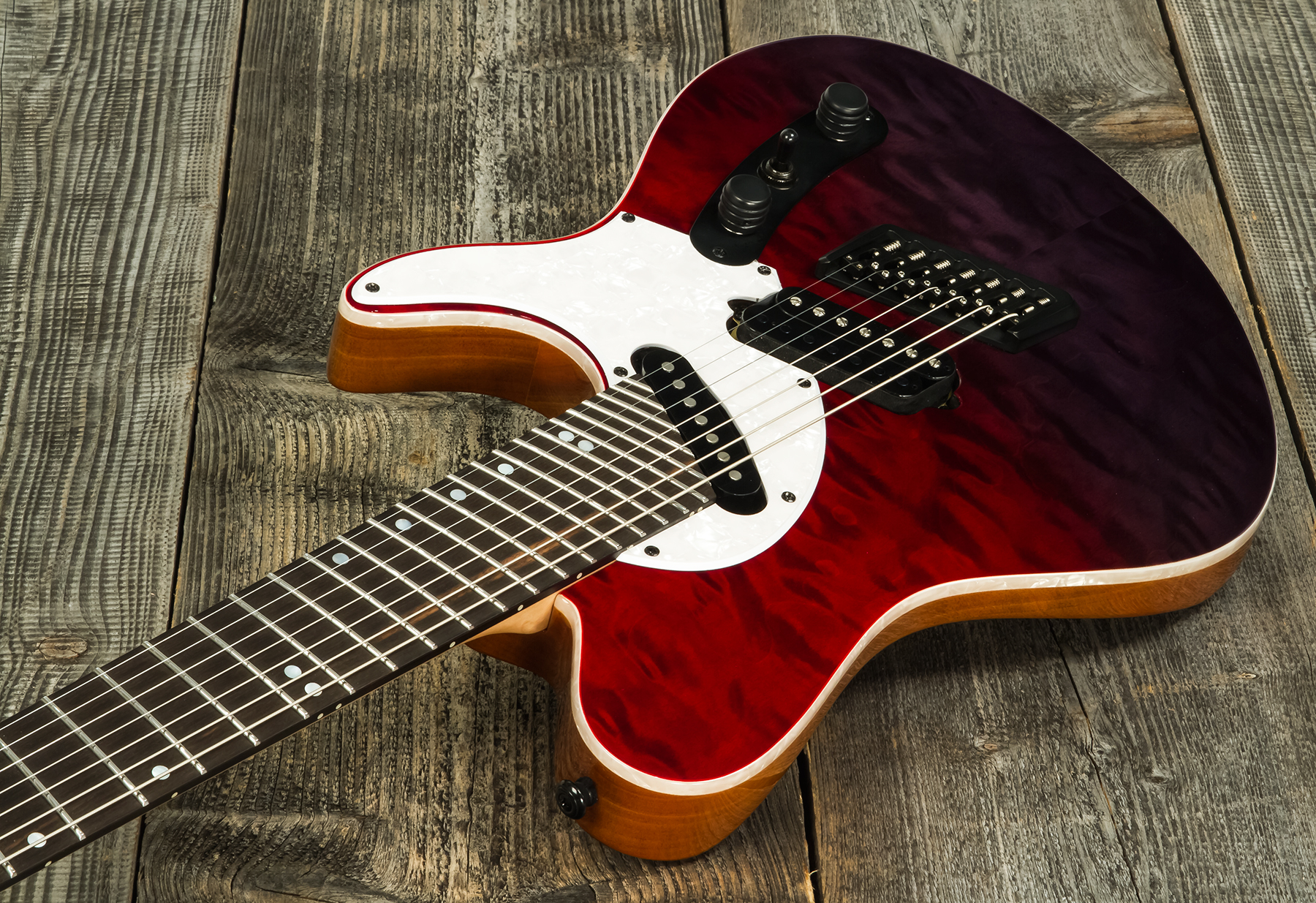 Ormsby Tx Gtr Exotic 7c Multiscale Hs Ht Eb - Bloodbath - Guitare Électrique Multi-scale - Variation 2