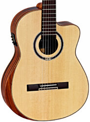 Guitare classique format 4/4 Ortega Striped Suite C/E Private Room +bag - Natural