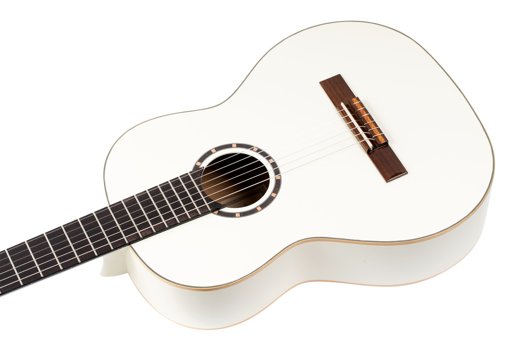 Ortega R121 Gloss 52mm Epicea Acajou So + Housse - White - Guitare Classique Format 4/4 - Variation 1
