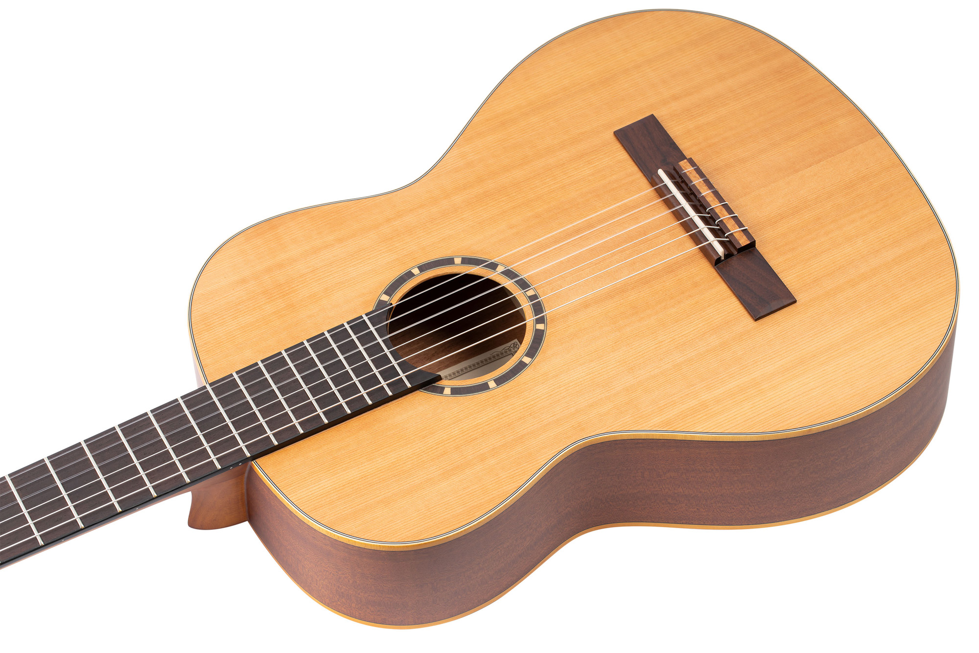 Ortega R122 52mm Cedre Acajou So + Housse - Natural - Guitare Classique Format 4/4 - Variation 1