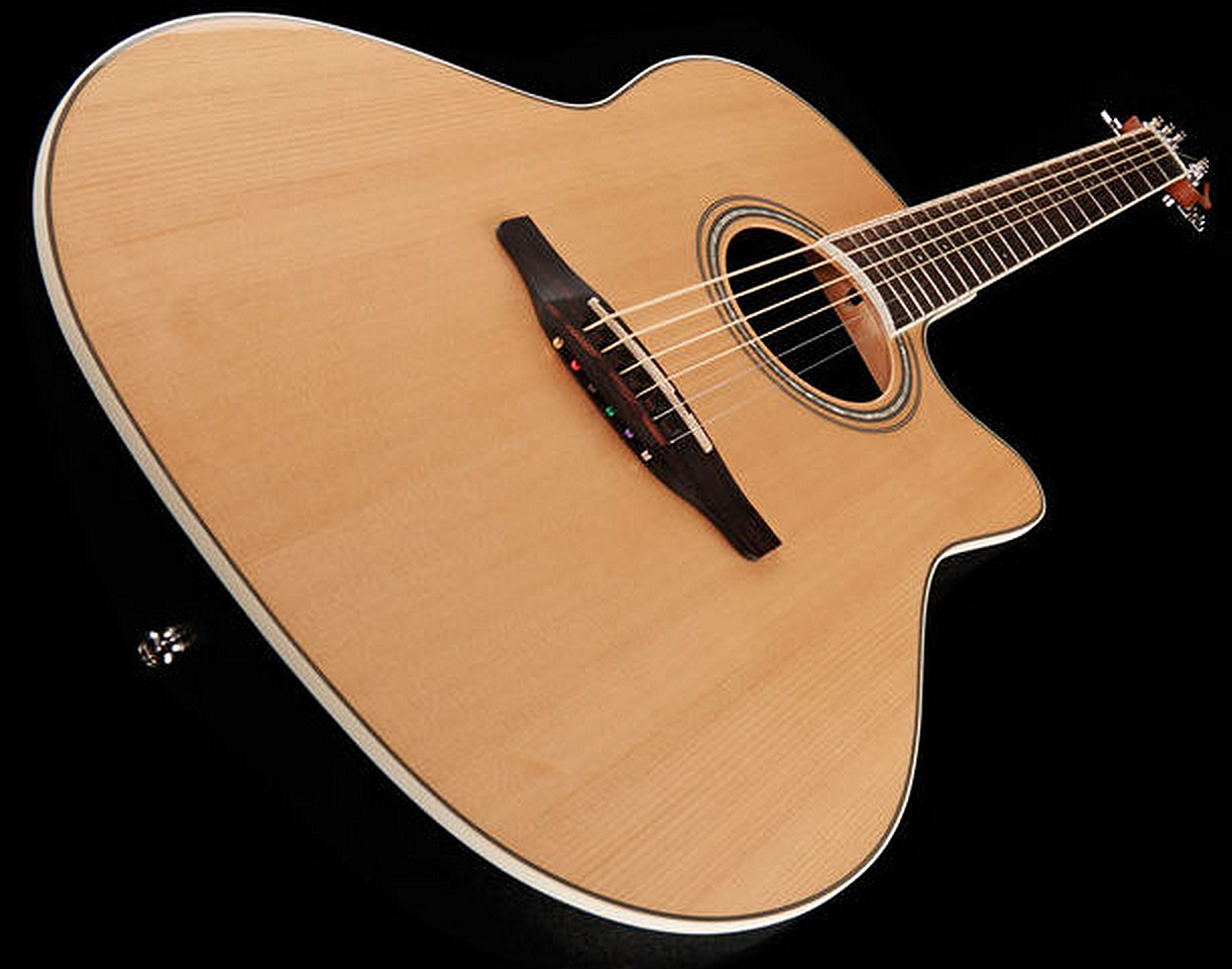 Ovation Cs24-4-g Celebrity Standard Mid Depth Cw Epicea Lyrachord  Rw - Natural - Guitare Electro Acoustique - Variation 2