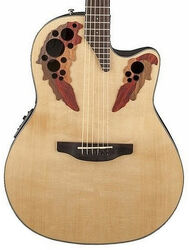 Guitare folk Ovation CE44-4-G Celebrity Elite - Natural