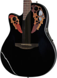 Guitare folk gaucher Ovation CE44L-5-G Celebrity Elite Gaucher - Black