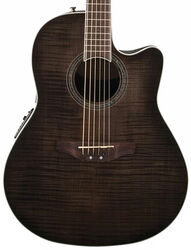 Guitare folk Ovation CS24P-TBBY-G Celebrity Standard Plus - Trans black