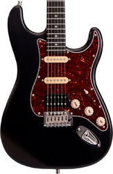 Guitare électrique forme str Patina guitars PS-4 BK - black