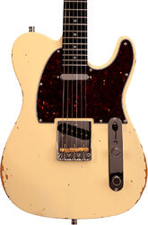 Guitare électrique forme tel Patina guitars PT-6 OW R - Olympic white relic