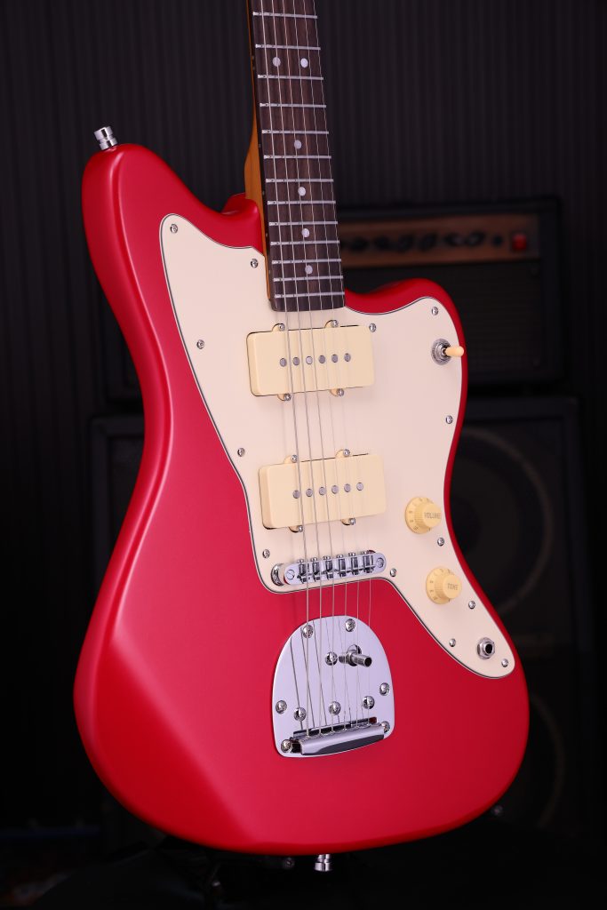 Patina Guitars Pj3 Car 2s Trem Rw - Candy Apple Red - Guitare Électrique RÉtro Rock - Variation 2