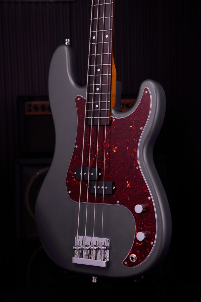 Patina Guitars Ppb3 Bk 1s Ht Rw - Charcoal - Basse Électrique Solid Body - Variation 2