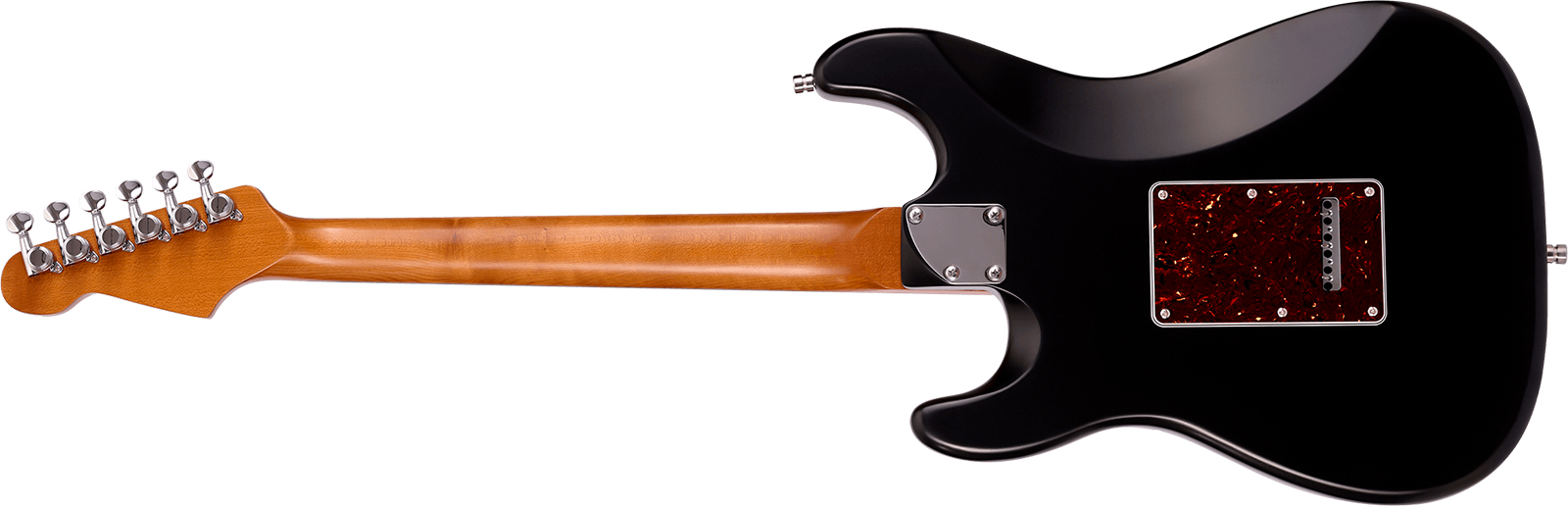 Patina Guitars Ps3 Bk 3s Trem Rw - Black - Guitare Électrique Forme Str - Variation 1