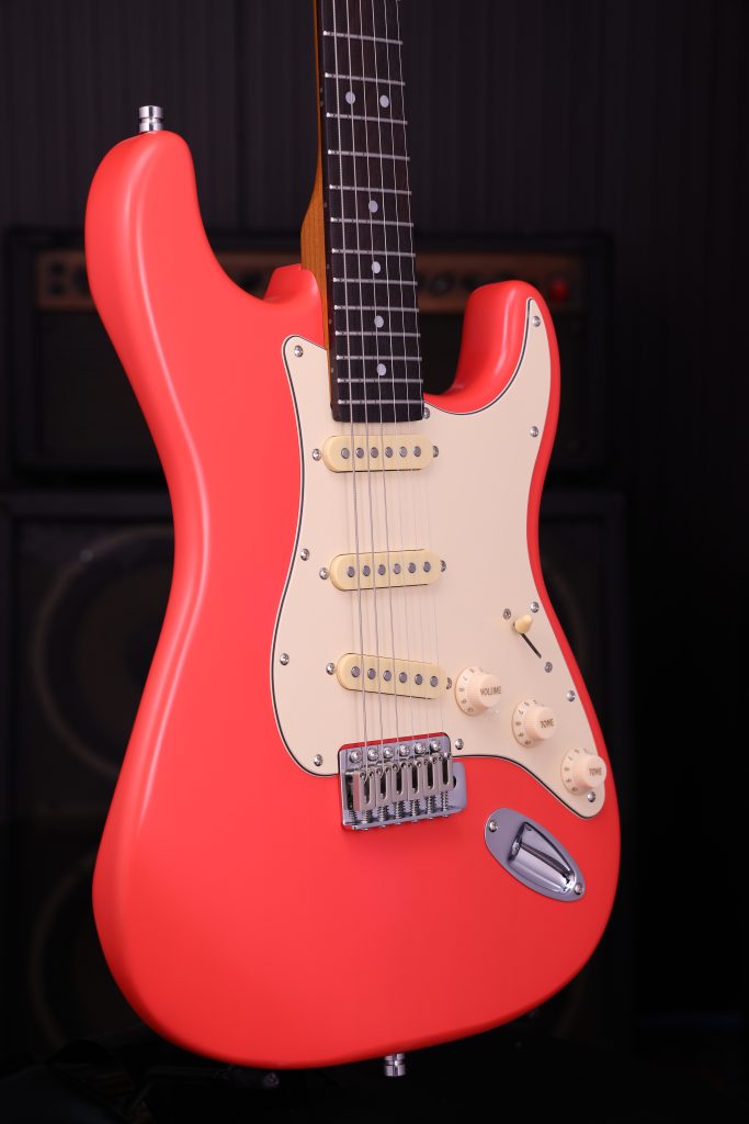 Patina Guitars Ps3 Frd 3s Trem Rw - Fiesta Red - Guitare Électrique Forme Str - Variation 2