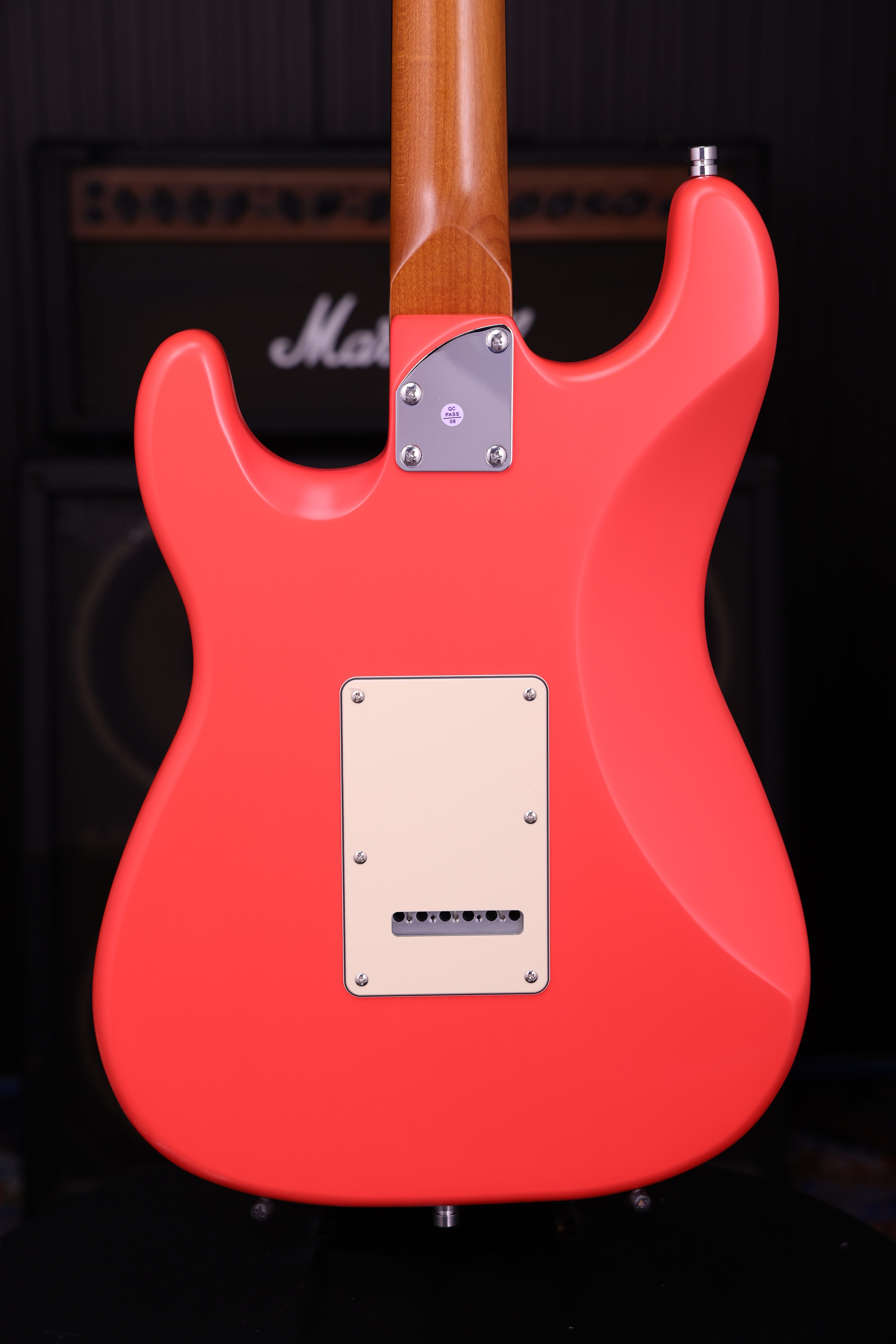 Patina Guitars Ps3 Frd 3s Trem Rw - Fiesta Red - Guitare Électrique Forme Str - Variation 3