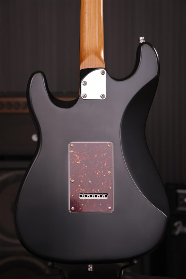Patina Guitars Ps4 Bk Hss Trem Rw - Black - Guitare Électrique Forme Str - Variation 3