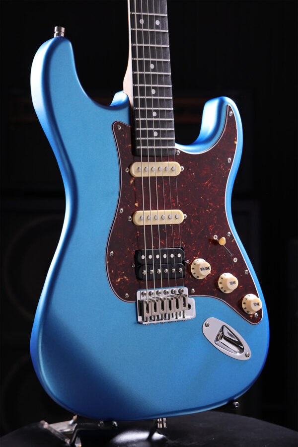 Patina Guitars Ps4 Lpb Hss Trem Rw - Lake Placid Blue - Guitare Électrique Forme Str - Variation 2
