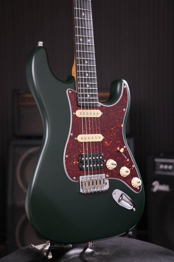 Patina Guitars Ps4 Sgr Hss Trem Rw - Sherwood Green - Guitare Électrique Forme Str - Variation 2