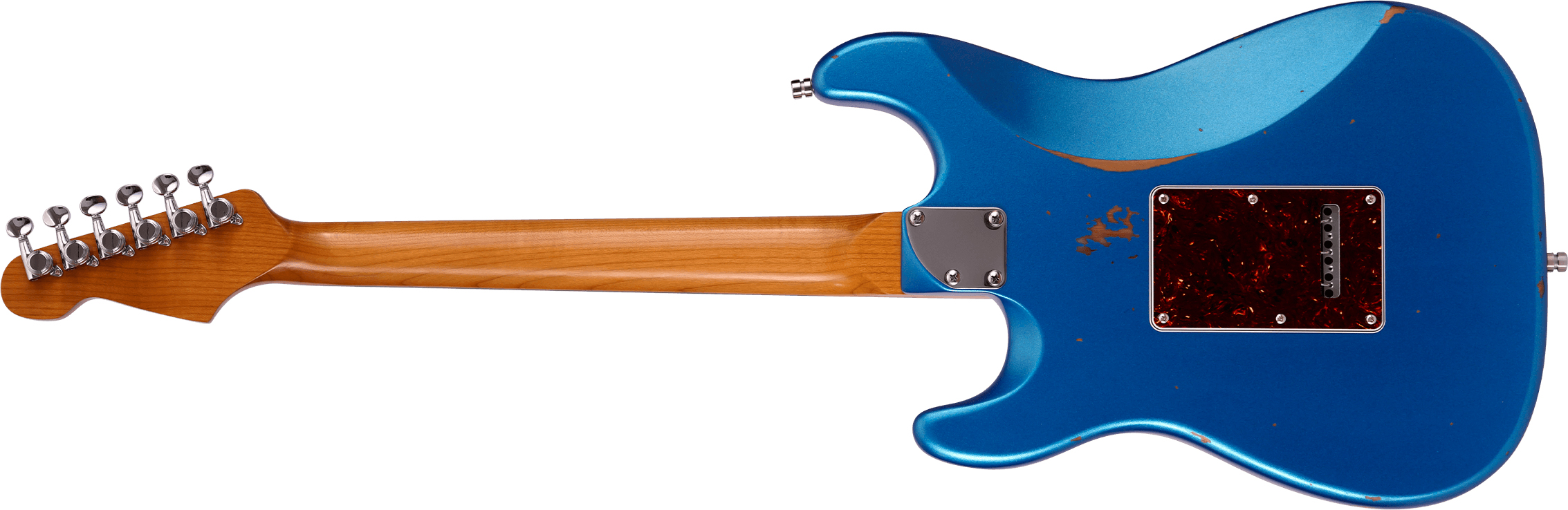 Patina Guitars Ps6 Lpb R 3s Trem Rw - Lake Placid Blue Relic - Guitare Électrique Forme Str - Variation 1