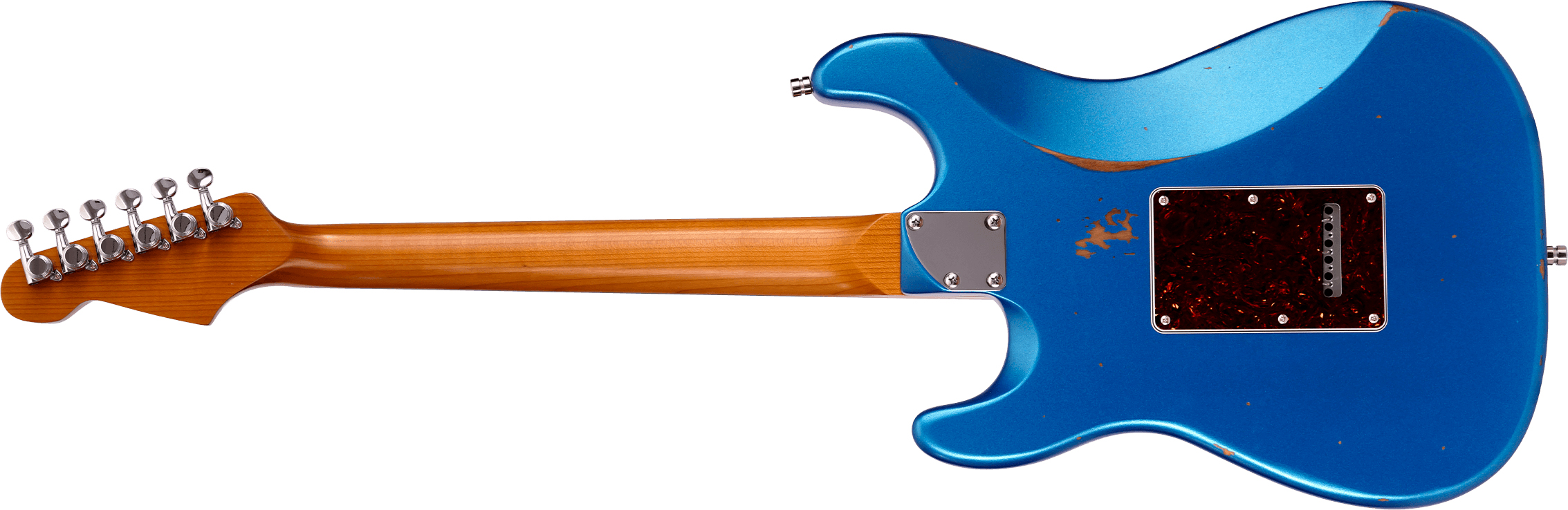 Patina Guitars Ps7 Lpb R Hss Trem Rw - Lake Placid Blue - Guitare Électrique Forme Str - Variation 1
