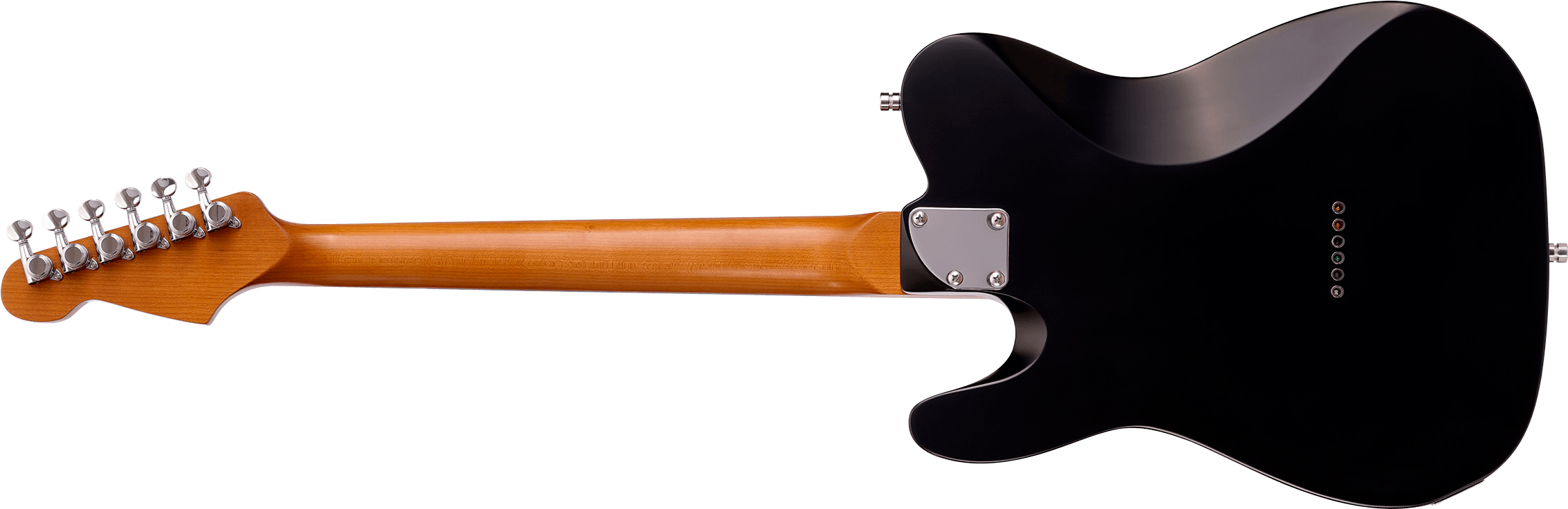 Patina Guitars Pt3 Bk 2s Ht Rw - Black - Guitare Électrique Forme Tel - Variation 1