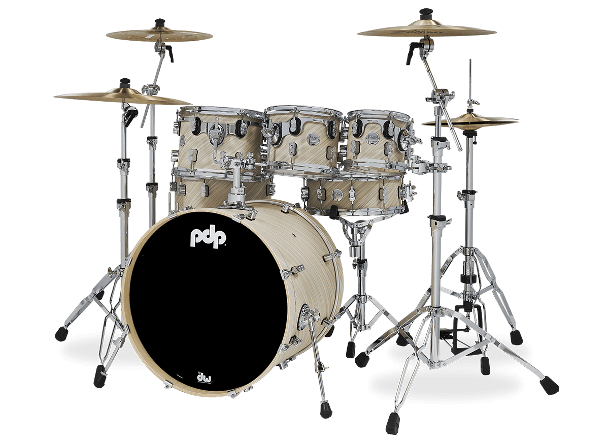 Pdp Pdcm2217ti Shellset Concept Maple - 6 FÛts Et + - Twisted Ivory - Batterie Acoustique Standard - Variation 2