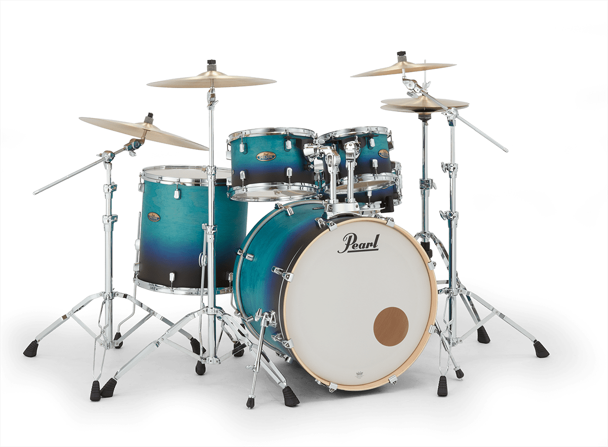 Pearl Decade Maple Stage 22 - Azure Daybreak - 5 FÛts - Azure Daybreak - Batterie Acoustique Rock - Main picture