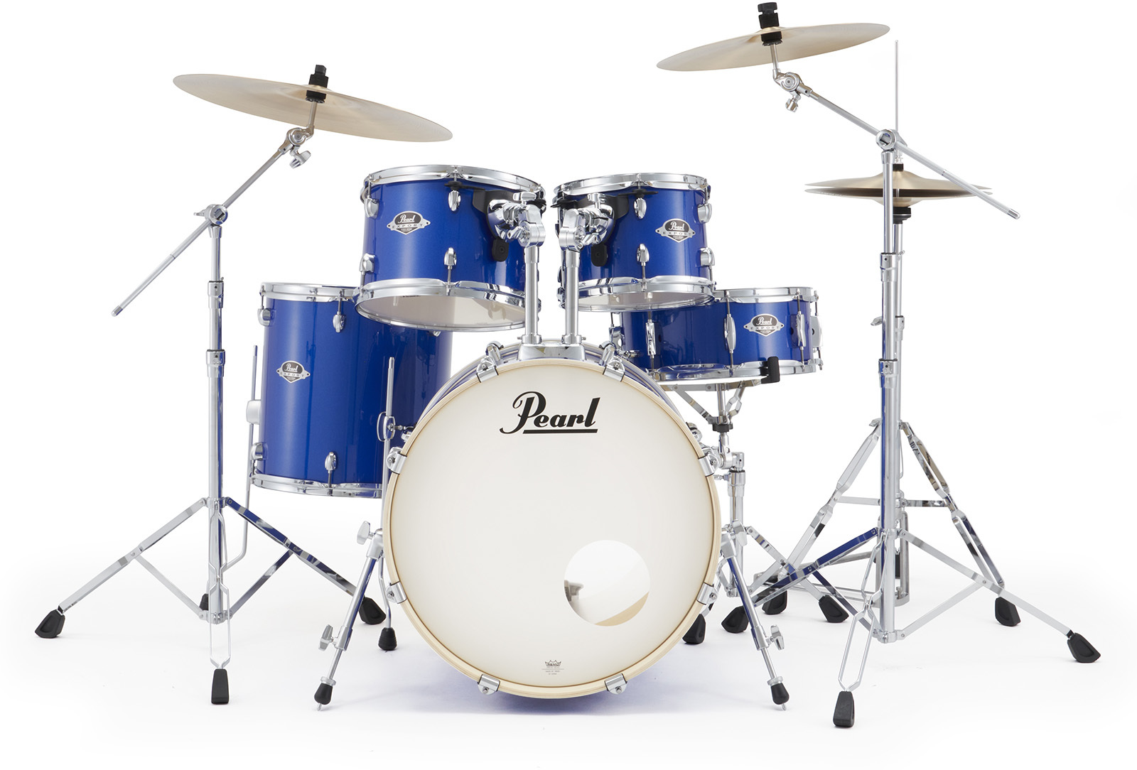 Pearl Exx705nbrc-863 Export Fusion 20 - Midnight Blue - Batterie Acoustique Fusion - Main picture