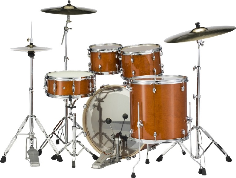 Pearl Exx725c249  Export Lacquer  Standard 22  Honey Amber - 5 Futs - Honey Amber - Batterie Acoustique Standard - Main picture