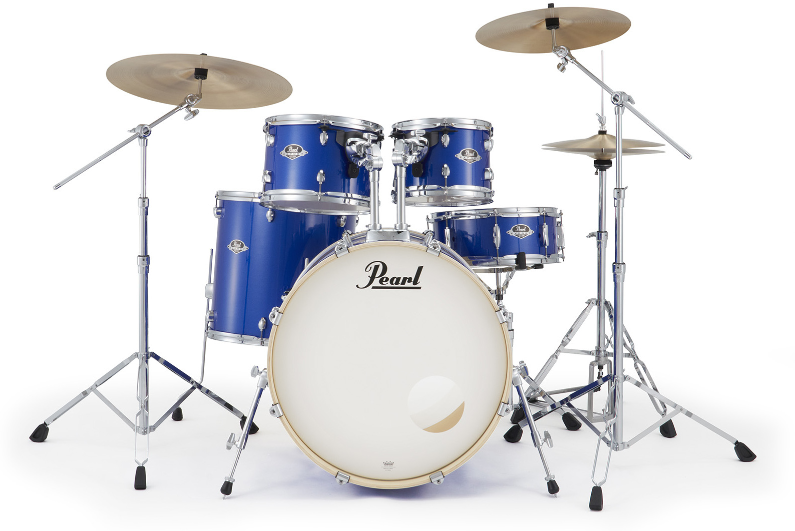 Pearl Exx725sbrc-863 Export Rock 22 - Midnight Blue - Batterie Acoustique Rock - Main picture