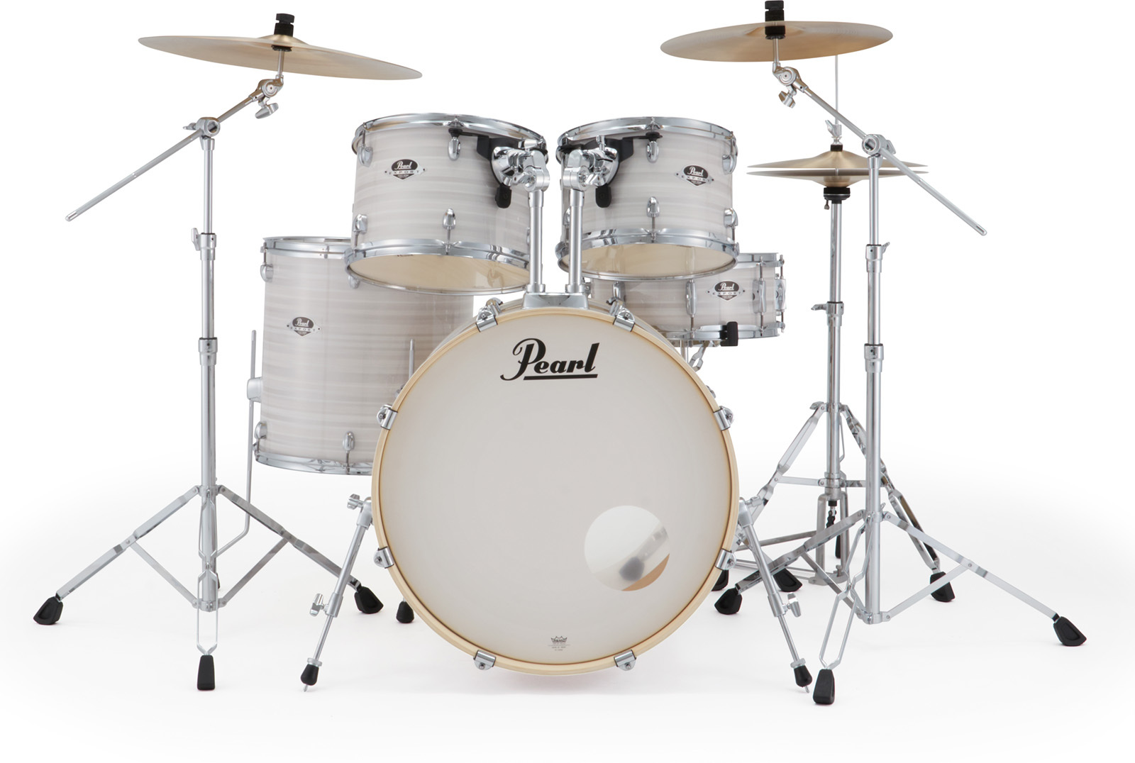 Pearl Export Rock 22'' - 5 FÛts - Slipstream White - Batterie Acoustique Rock - Main picture