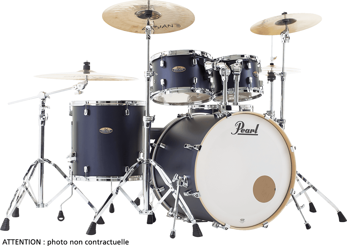 Pearl Ppa Dmp925sc-207 Decade Maple Rock 22 - Ultramarine Velvet - Batterie Acoustique Fusion - Main picture