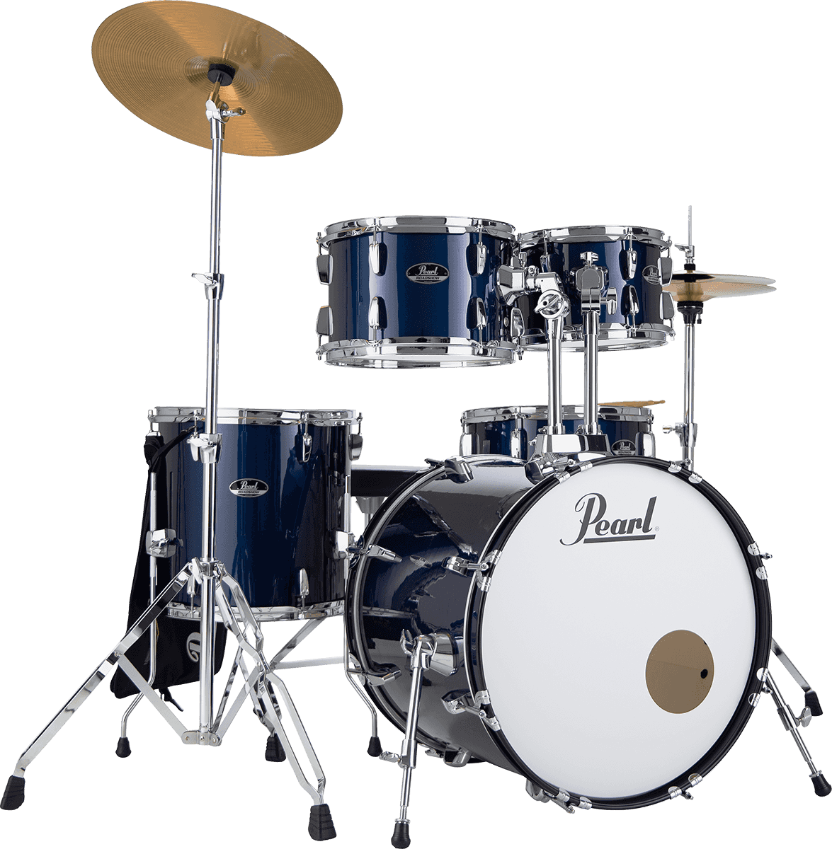 Pearl Roadshow Fusion 20'' - 5 FÛts - Royal Blue Metallic - Batterie Acoustique Fusion - Main picture