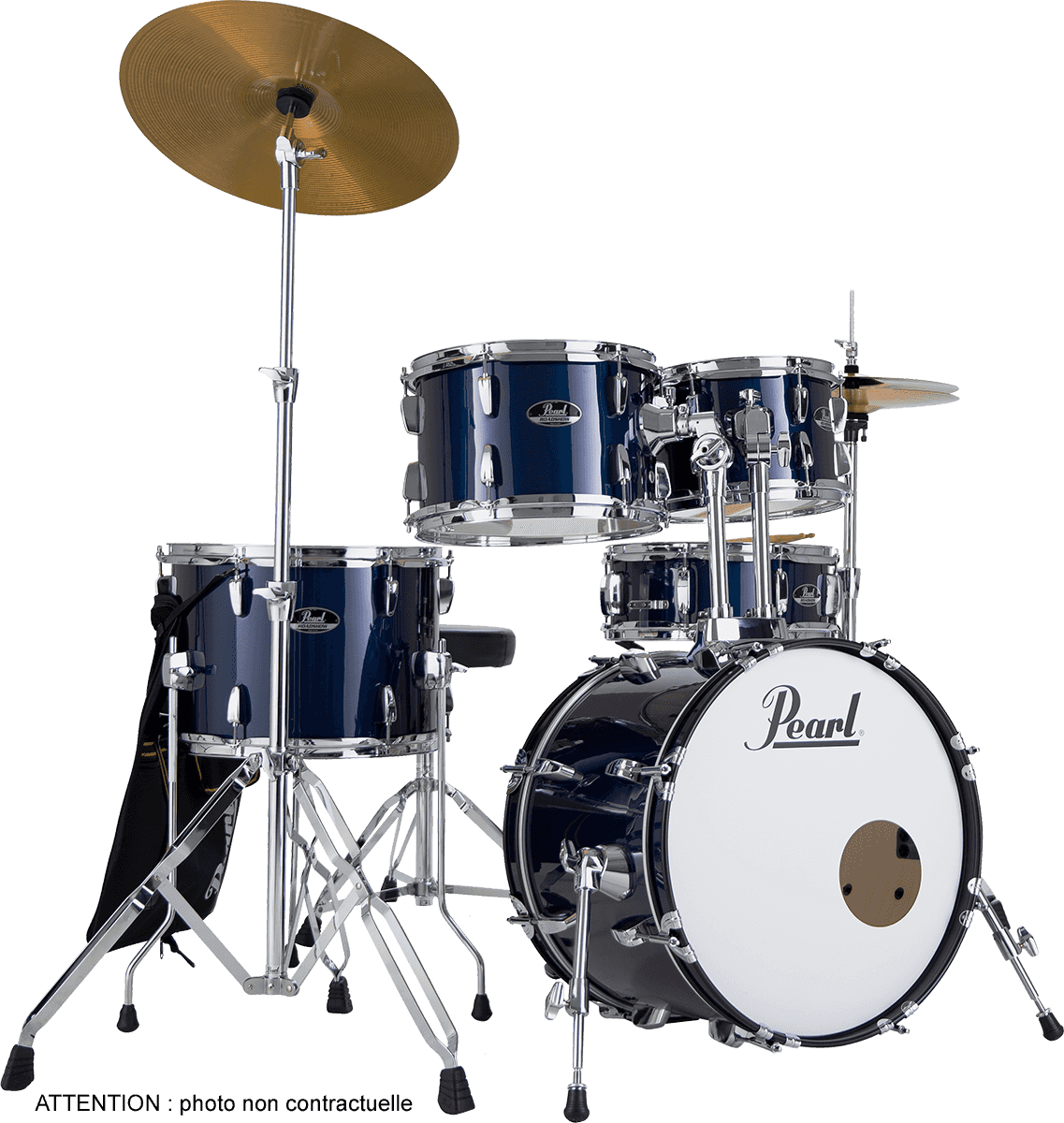 Pearl Roadshow Junior 18'' - 5 FÛts - Royal Blue Metallic - Batterie Acoustique Junior - Main picture