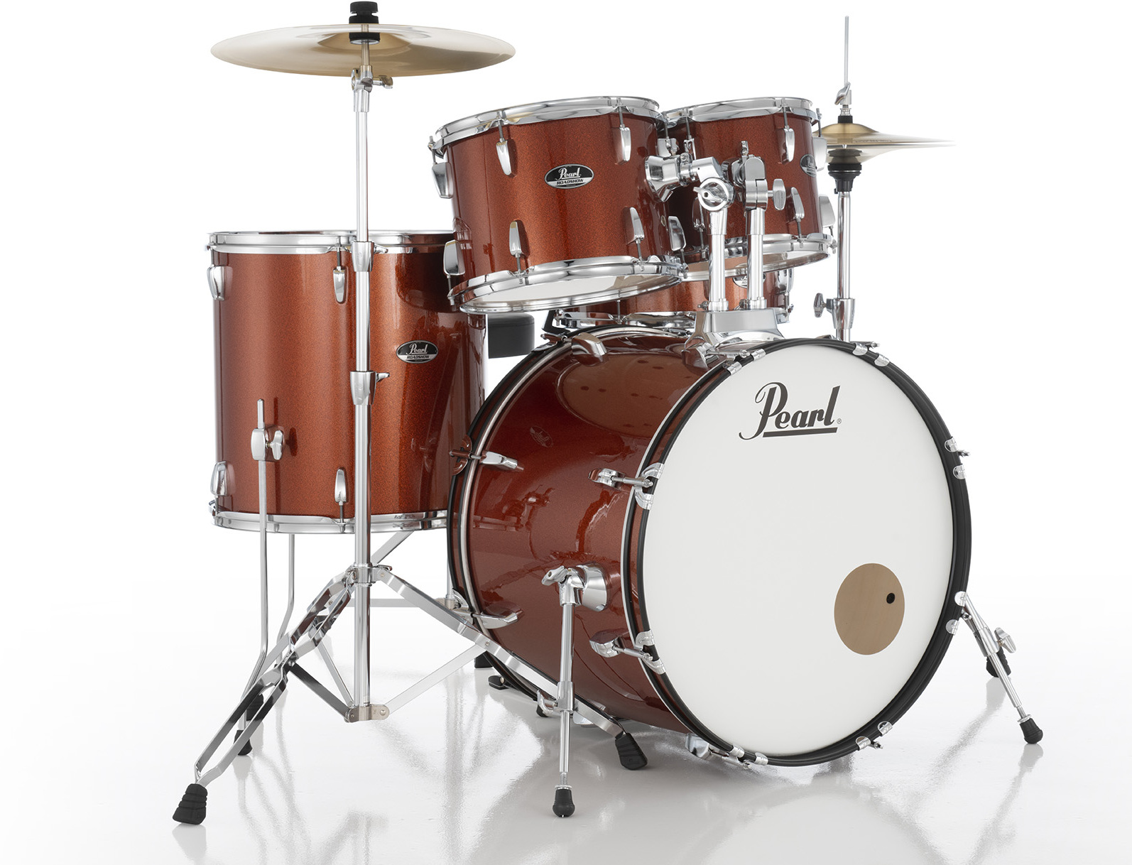 Pearl Roadshow Rock 22'' - 5 FÛts - Burnt Orange Sparkle - Batterie Acoustique Rock - Main picture