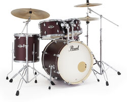 Batterie acoustique fusion Pearl Export Fusion 20 - Satin Scarlet