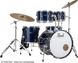 Batterie acoustique fusion Pearl Roadshow Fusion 20 + B-50 + Ride 20 - 5 FÛTS - Royal Blue Metallic