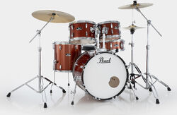 Batterie acoustique fusion Pearl Roadshow Plus Fusion 20'' + Pack Sabian Solar 3 Cymbales - 5 FÛTS - Burnt Orange Sparkle