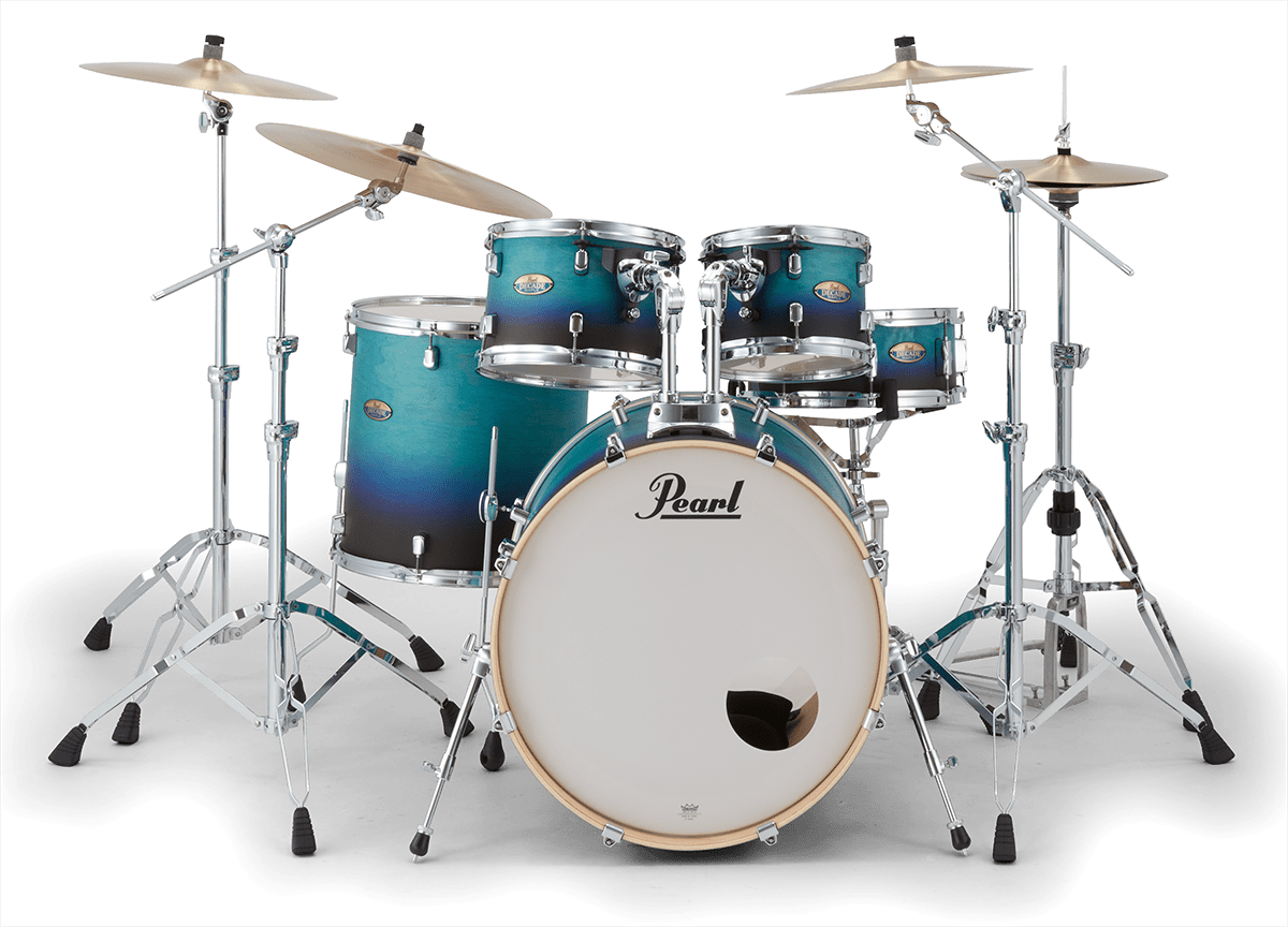Pearl Decade Maple Stage 22 - Azure Daybreak - 5 FÛts - Azure Daybreak - Batterie Acoustique Rock - Variation 1