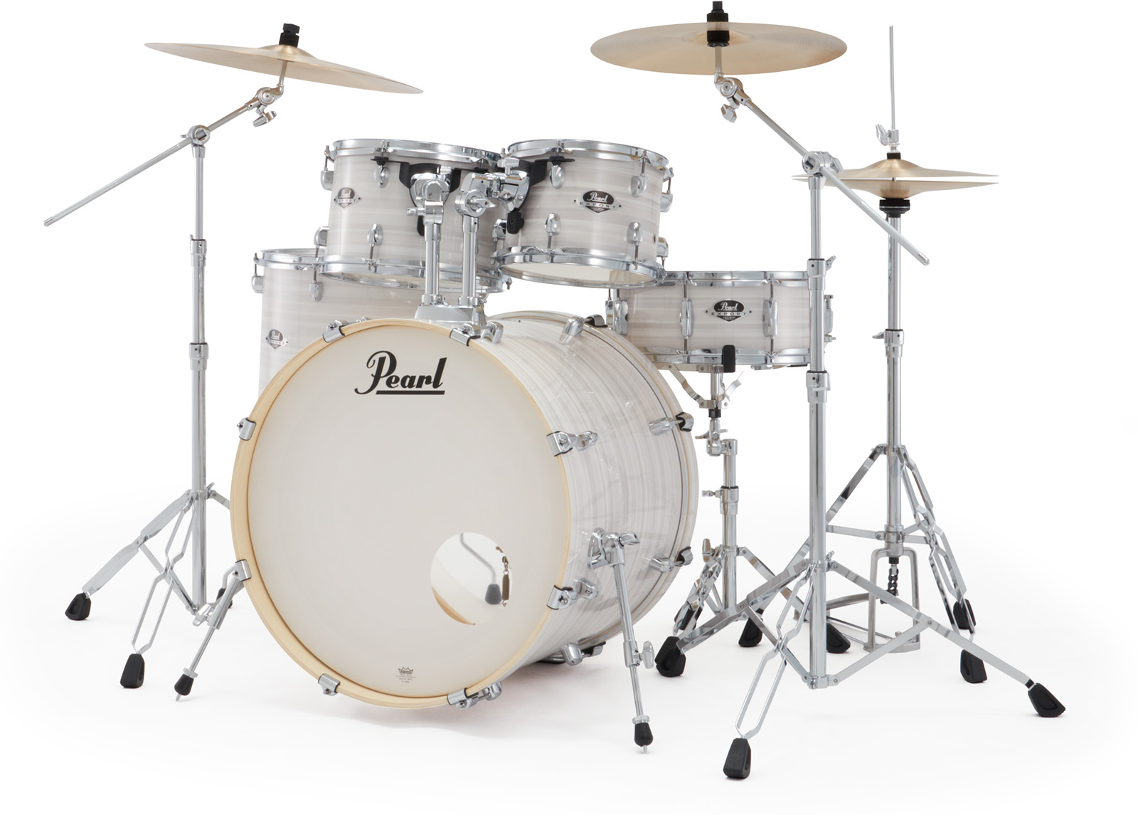 Pearl Export Standard 22'' - 5 FÛts - Slipstream White - Batterie Acoustique Standard - Variation 1