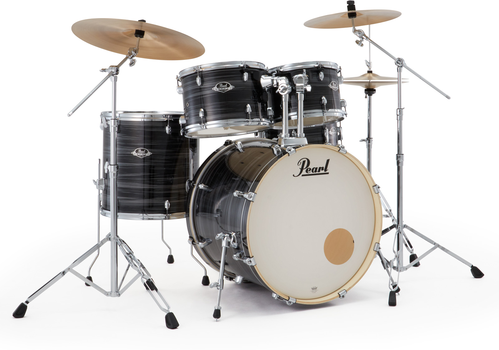Pearl Export Standard 22'' - 5 FÛts - Graphite Silver Twist - Batterie Acoustique Standard - Variation 1