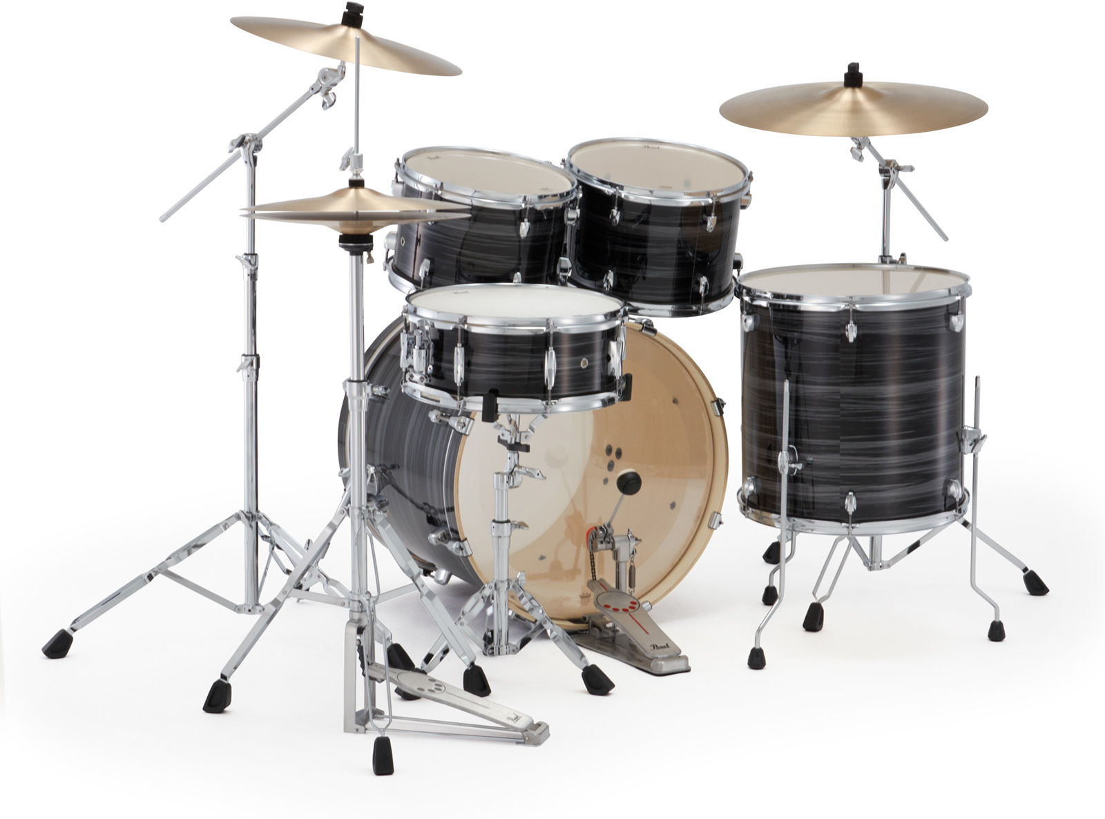 Pearl Export Standard 22'' - 5 FÛts - Graphite Silver Twist - Batterie Acoustique Standard - Variation 3