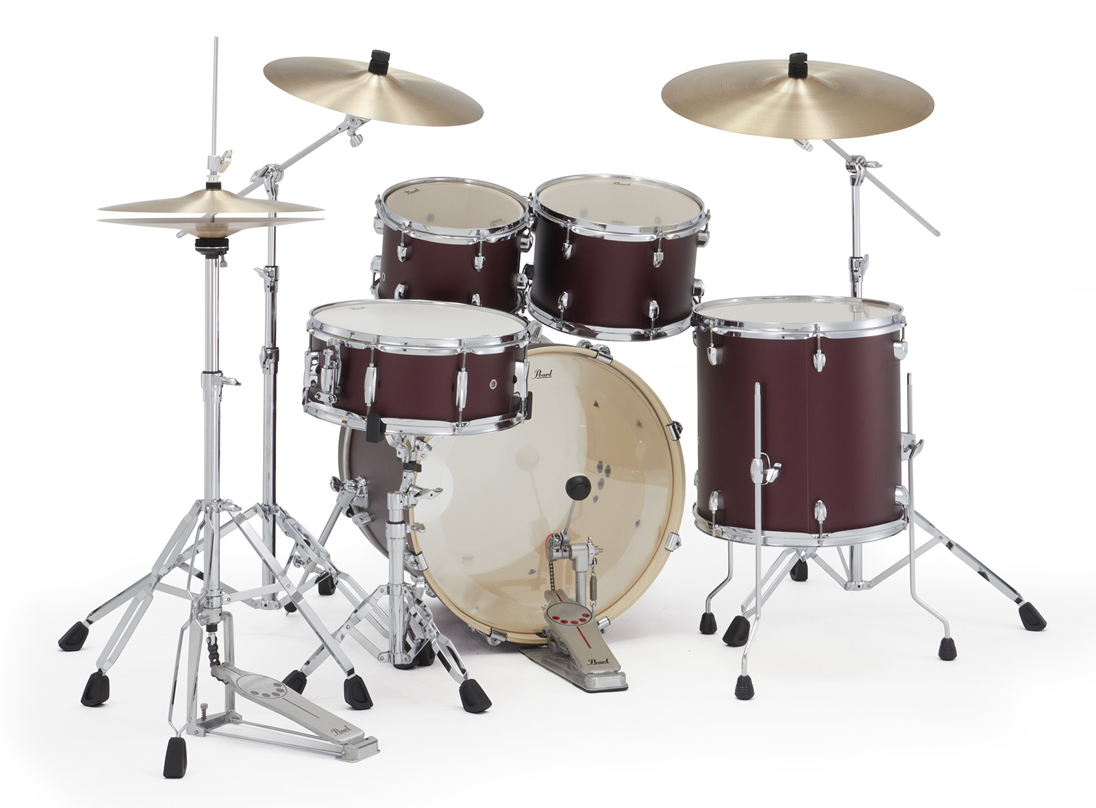 Pearl Exx705nbrc-864 Export Fusion 20 - Satin Scarlet - Batterie Acoustique Fusion - Variation 2