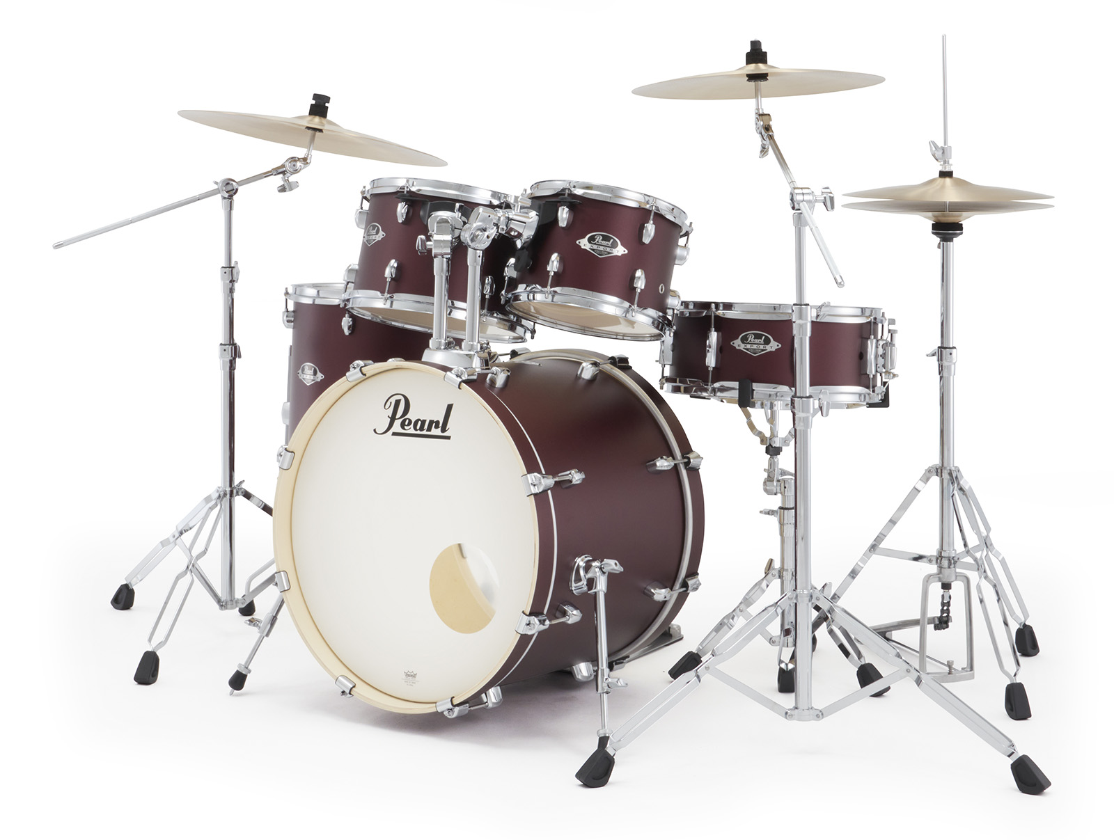 Pearl Exx705nbrc-864 Export Fusion 20 - Satin Scarlet - Batterie Acoustique Fusion - Variation 4
