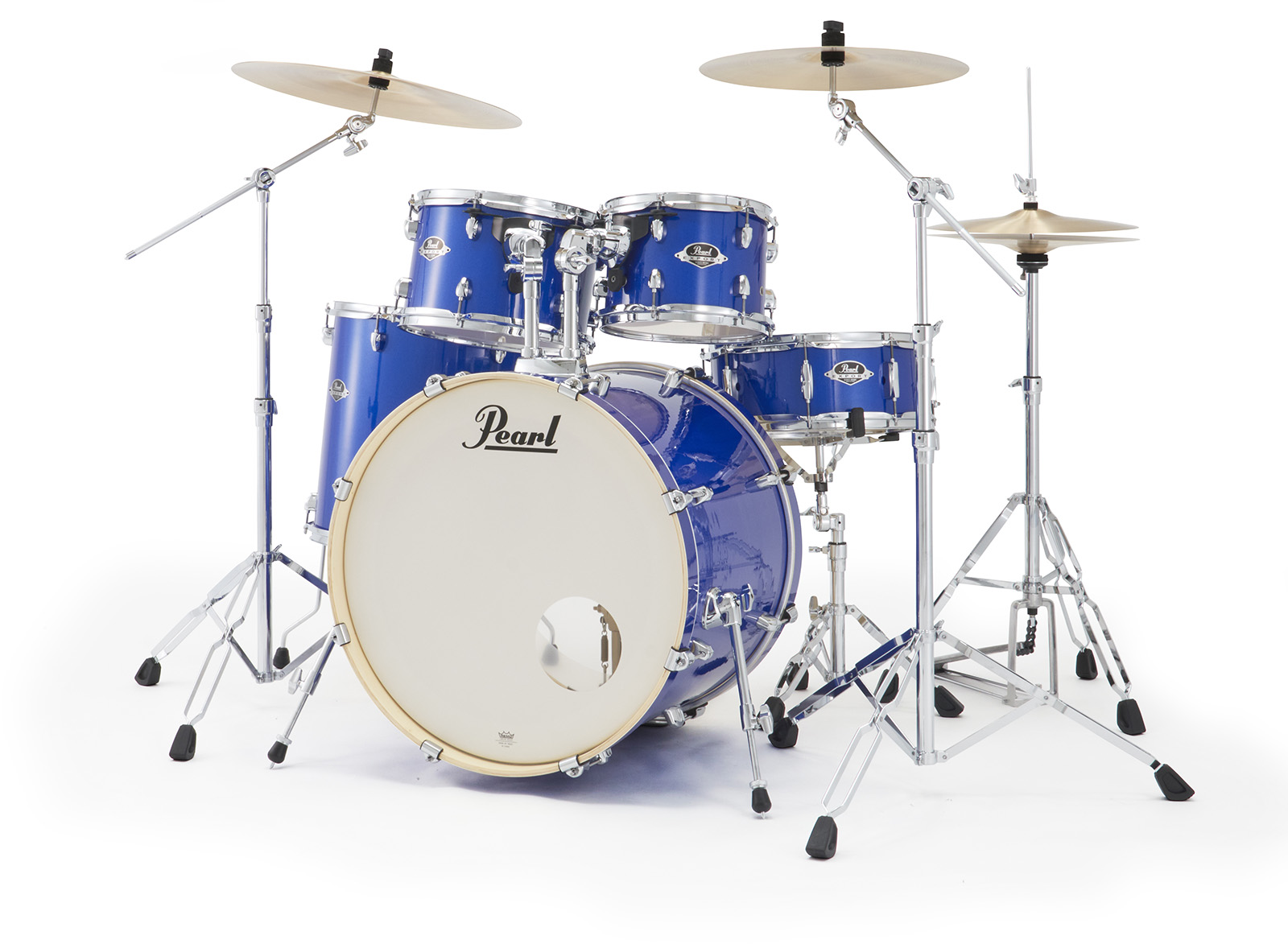 Pearl Exx725sbrc-863 Export Rock 22 - Midnight Blue - Batterie Acoustique Rock - Variation 1