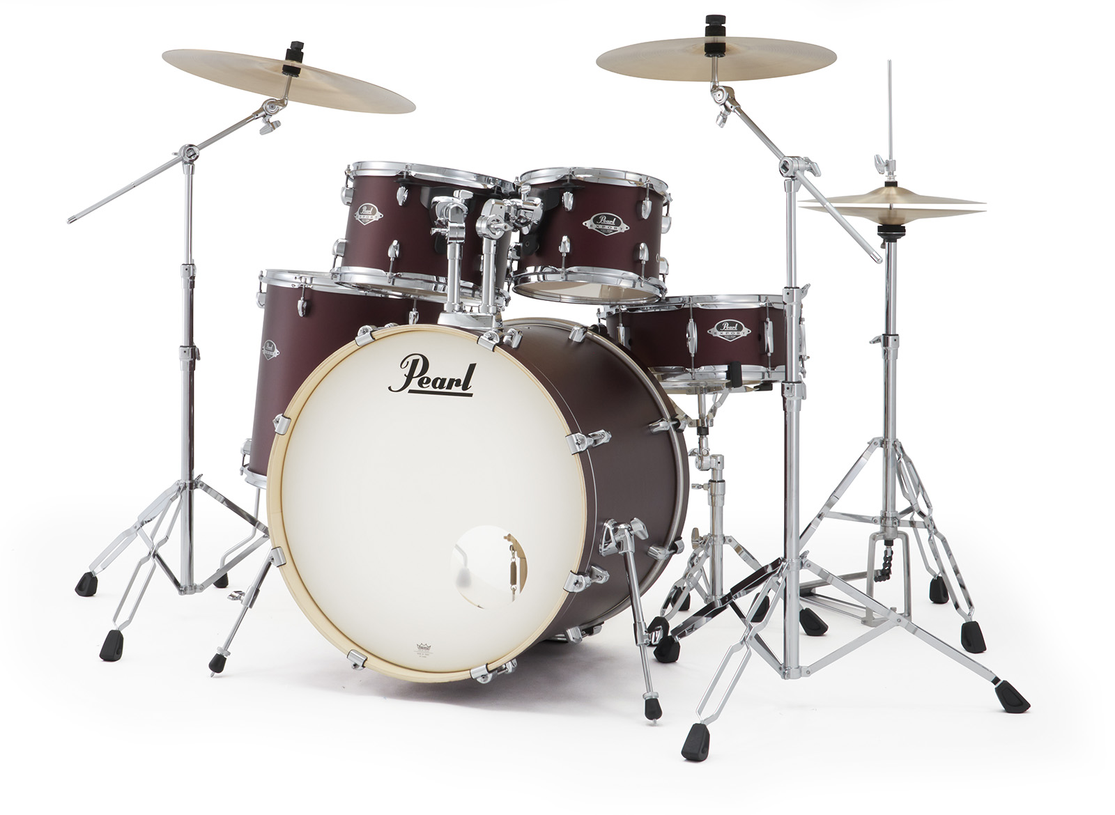 Pearl Exx725sbrc-864 Export Rock 22 - Satin Scarlet - Batterie Acoustique Rock - Variation 3