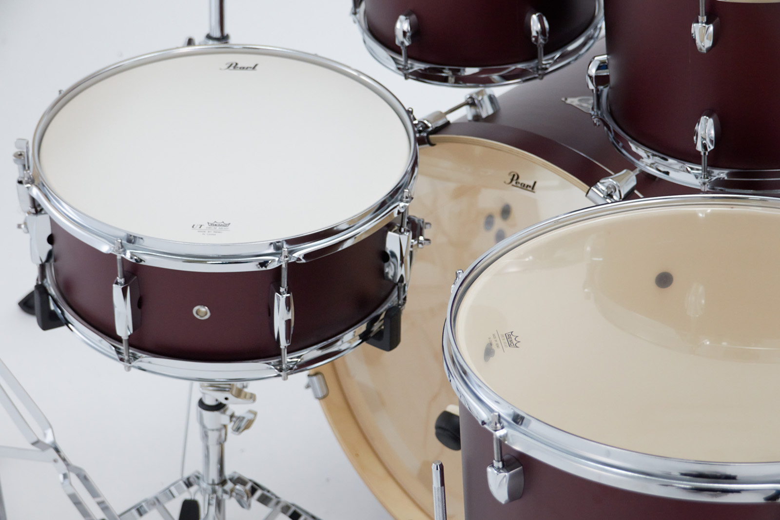 Pearl Export Rock 22'' - 5 FÛts - Satin Scarlet - Batterie Acoustique Fusion - Variation 2