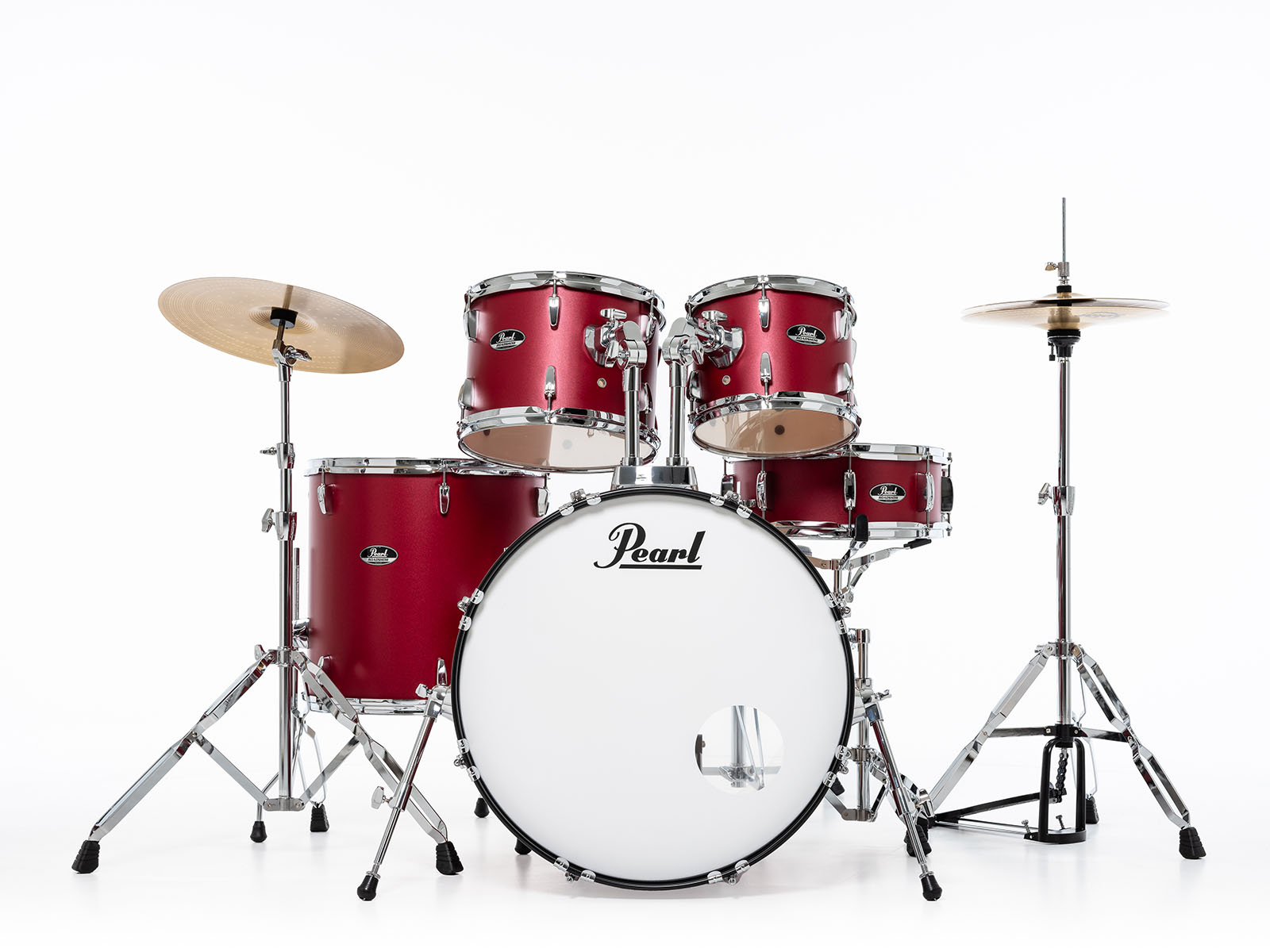Pearl Roadshow Fusion 20 + Pack Solar Sabian Matte Red - Batterie Acoustique Fusion - Variation 1