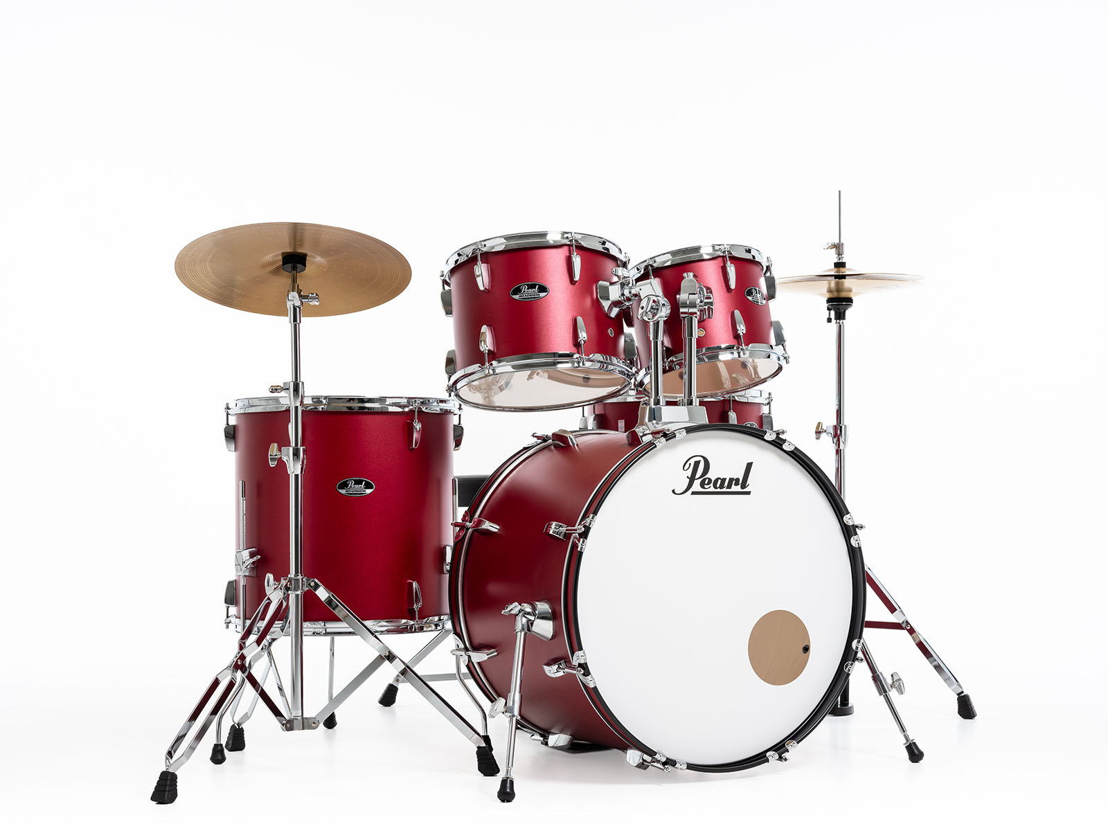 Pearl Roadshow Fusion 20 + Pack Solar Sabian Matte Red - Batterie Acoustique Fusion - Variation 2