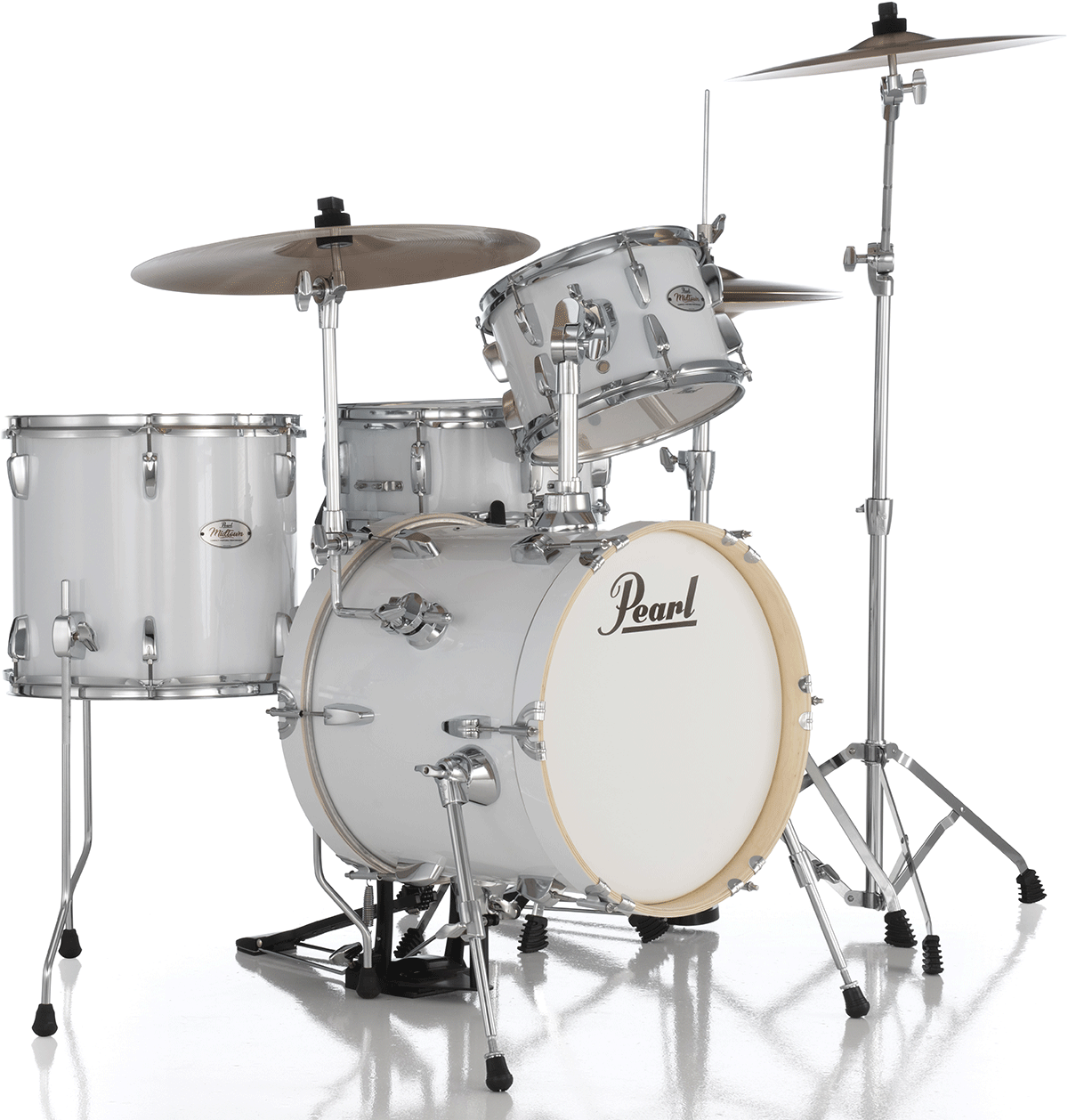 Pearl Kit Midtown Jazette 4 Futs - Pure White - Batterie Acoustique Jazz - Variation 2