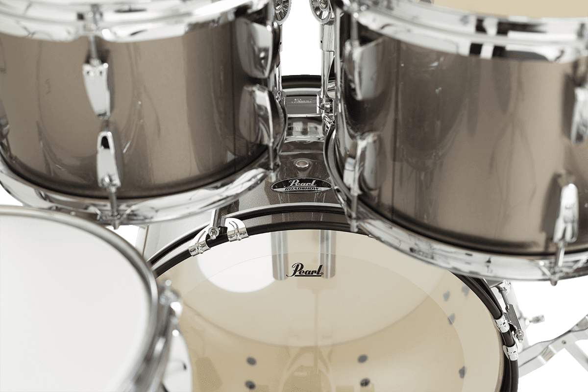 Pearl Roadshow 18 Bronze Metallic + Solar Sabian - 5 FÛts - Bronze Metallic - Batterie Acoustique Jazz - Variation 2
