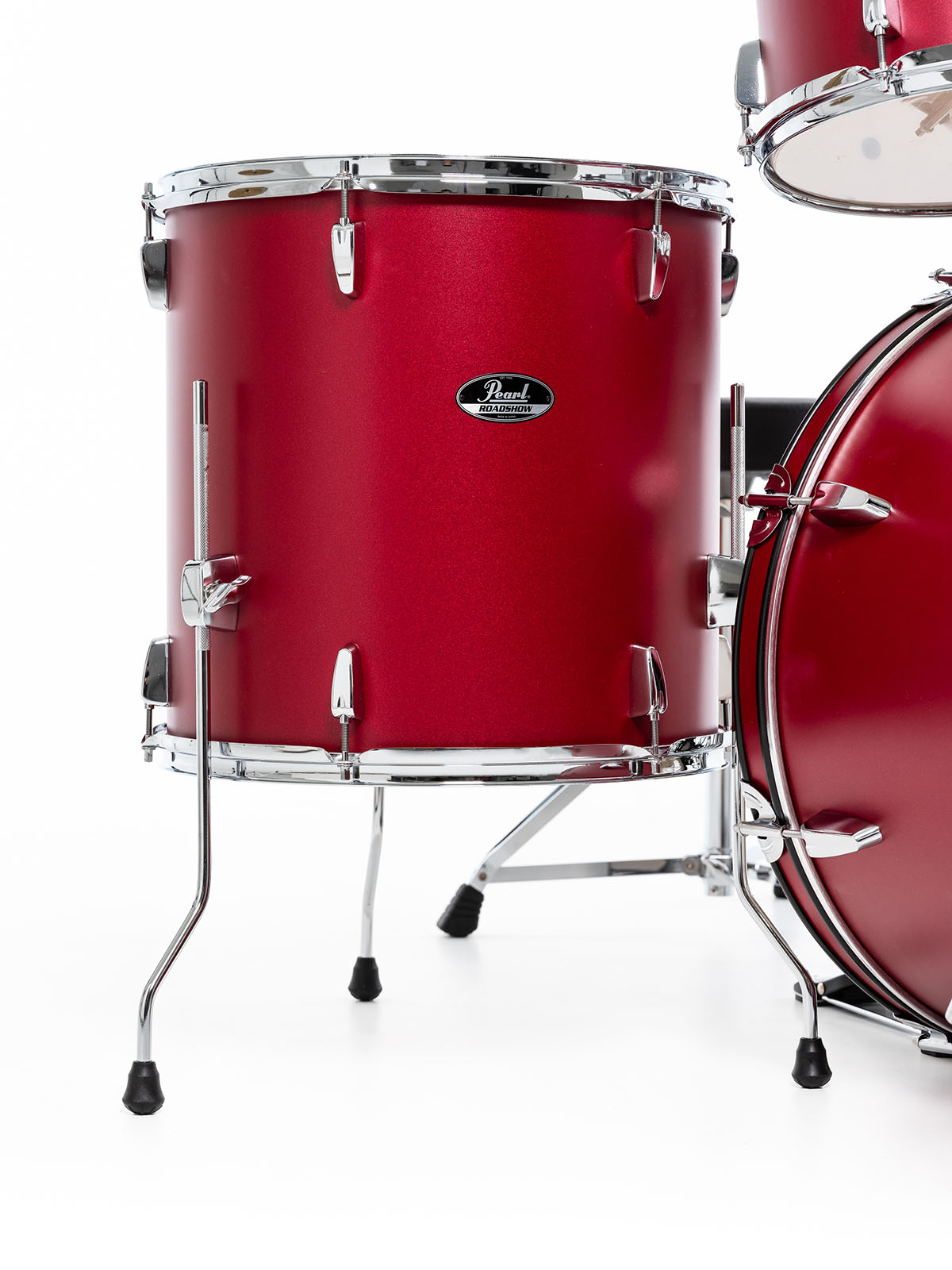 Pearl Roadshow Fusion 20 + B-50 + Ride 20 Matte Red - Matte Red - Batterie Acoustique Fusion - Variation 4