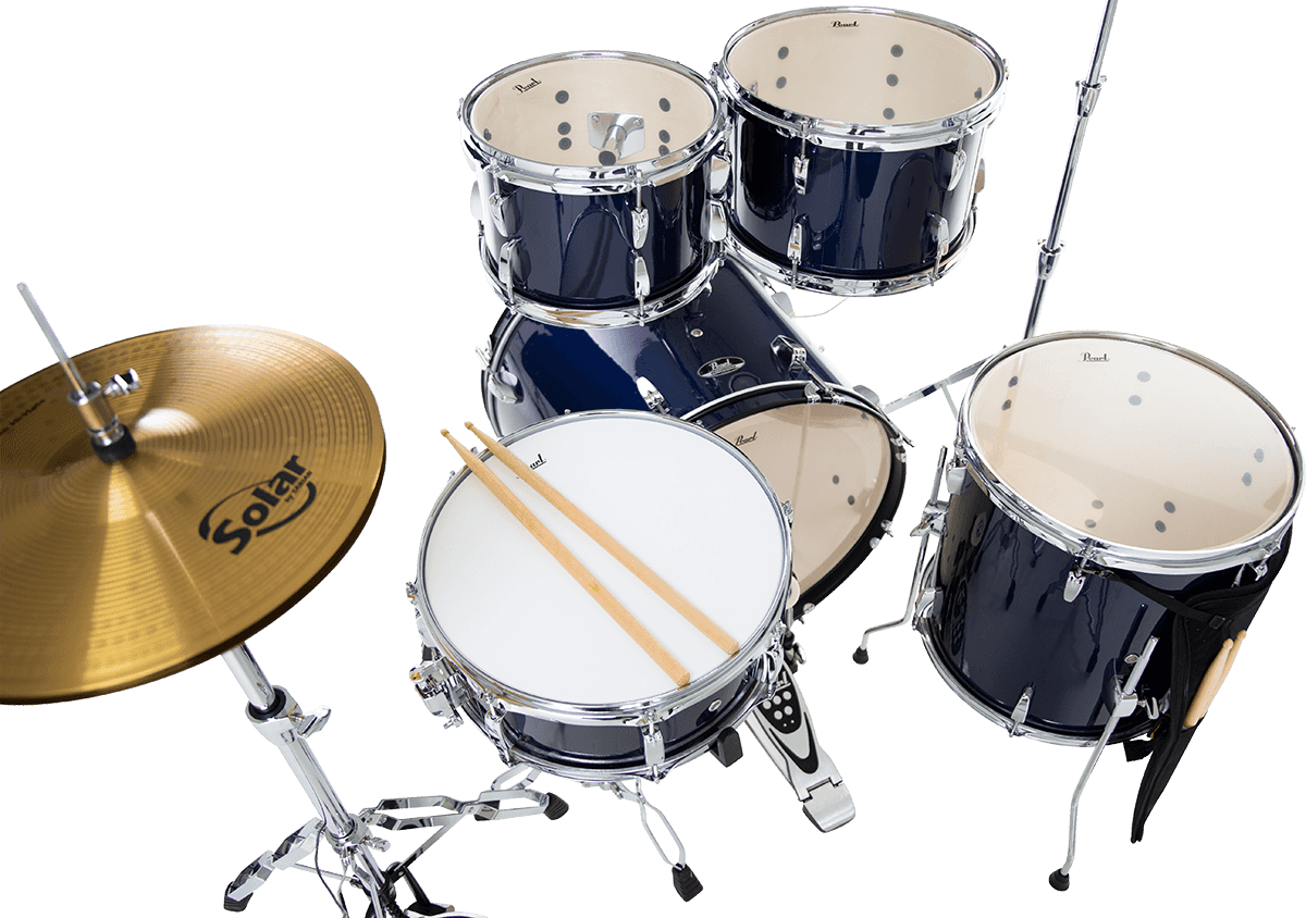 Pearl Roadshow Fusion 20'' - 5 FÛts - Royal Blue Metallic - Batterie Acoustique Fusion - Variation 1